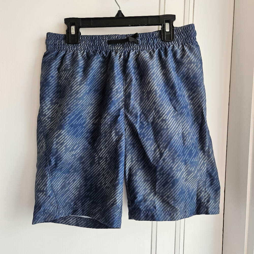 Z By Zella  Volley Swim Trunks Green Agave Moonstone